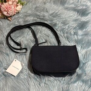 NWT Lo & Sons The Waverley 2 Large Saffiano Bag in Deep Navy